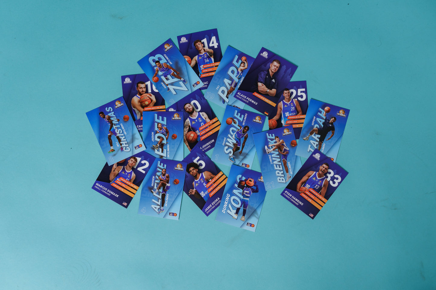 Autogrammkarten-Set Saison 2025/26