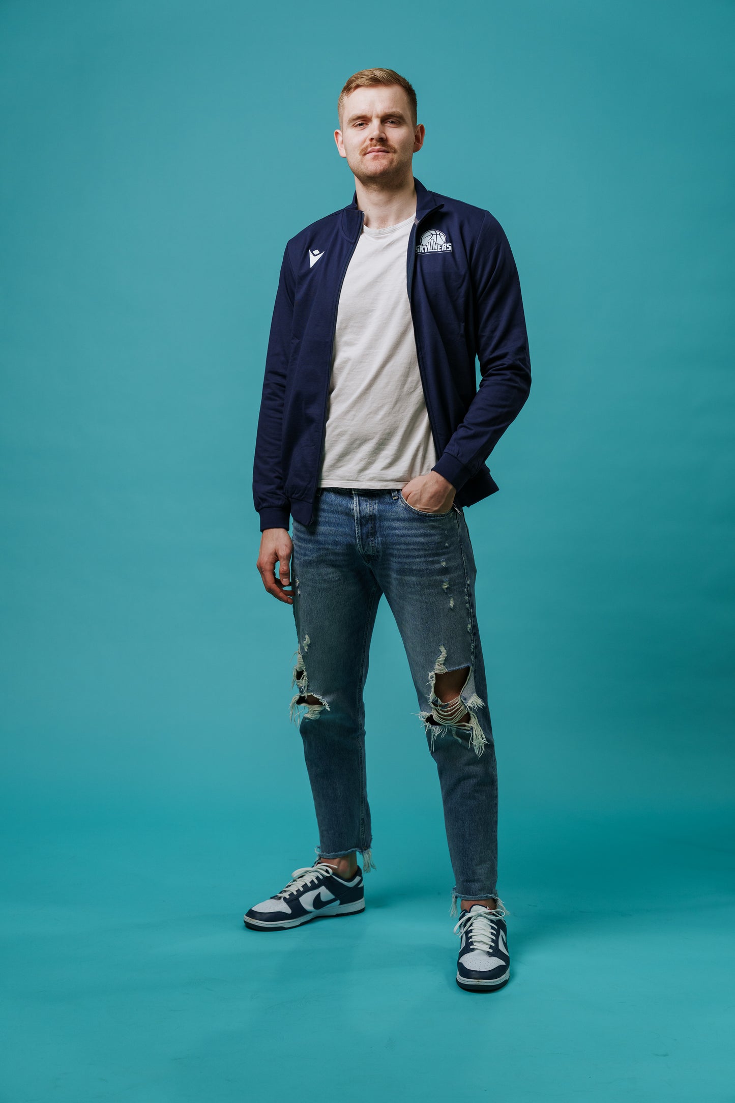 Navy SKYLINERS Zipper