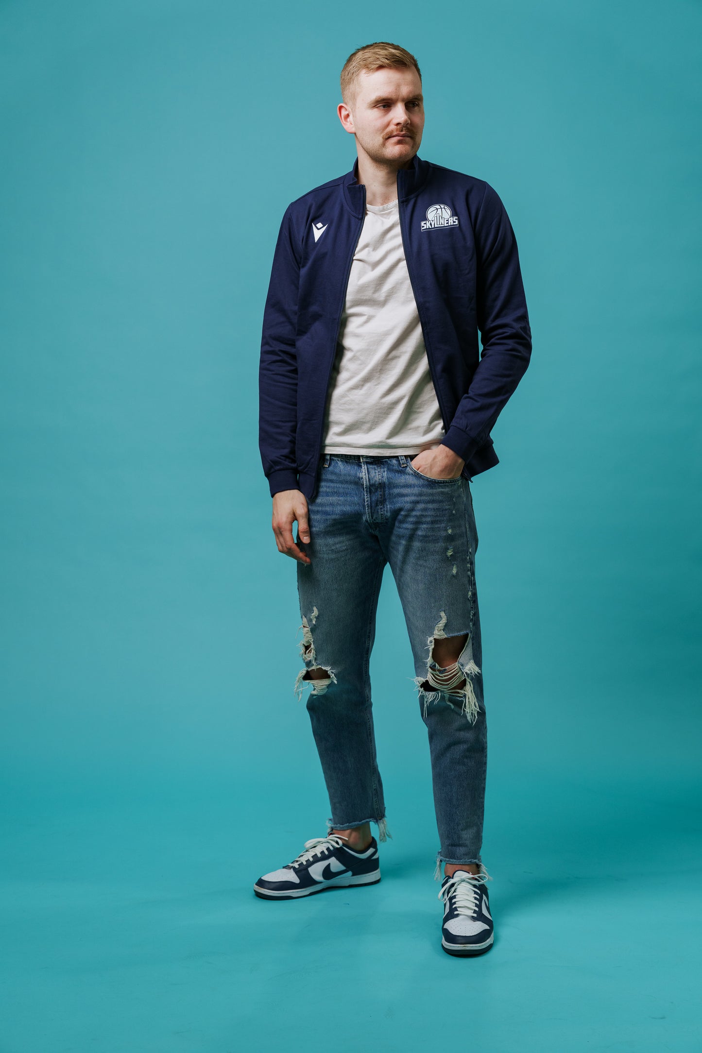 Navy SKYLINERS Zipper