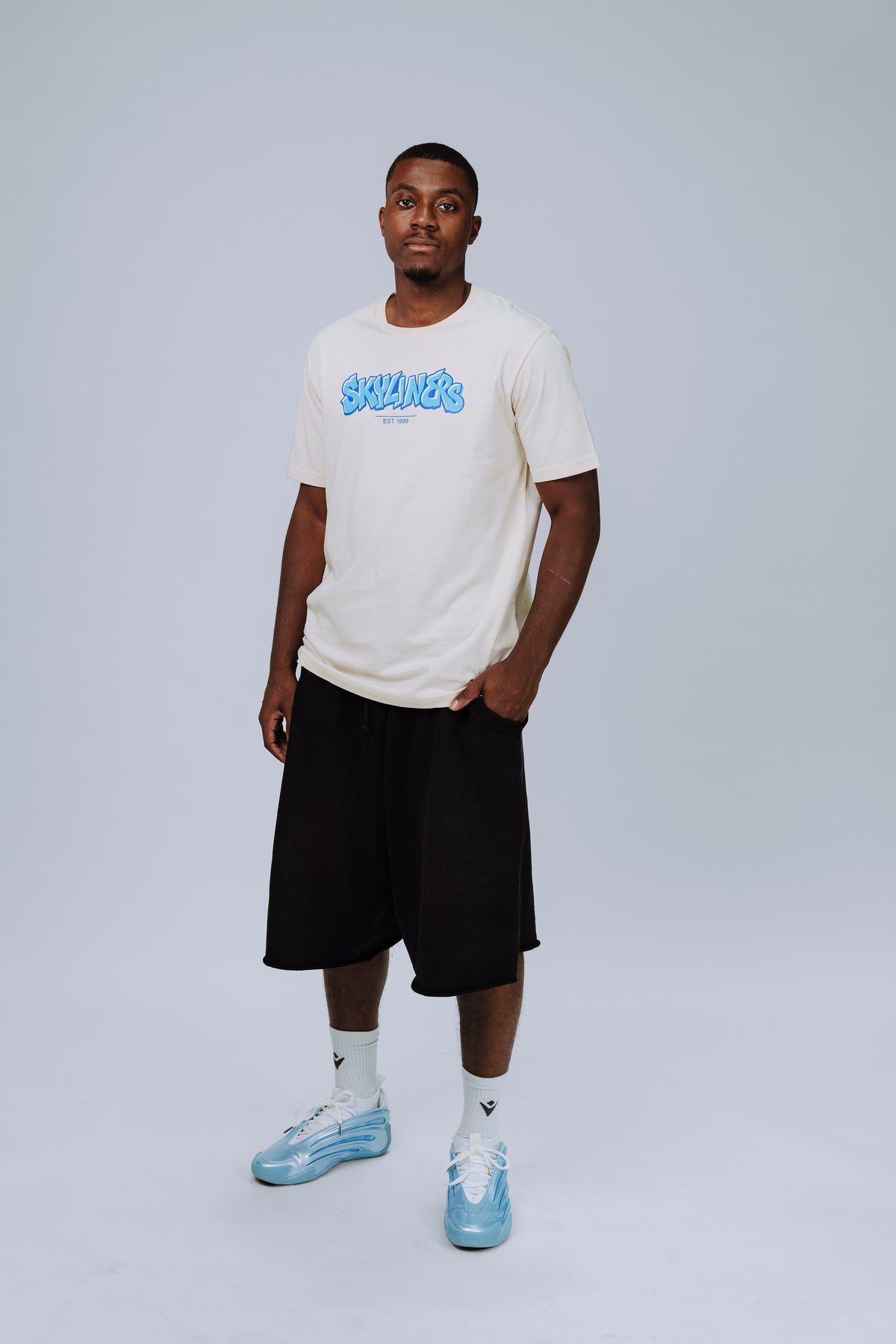 Graffiti Shirt Blau