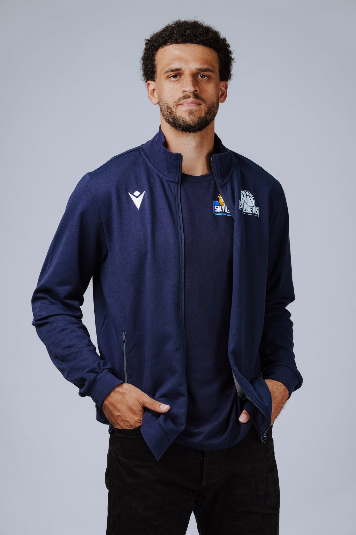 Navy SKYLINERS Zipper